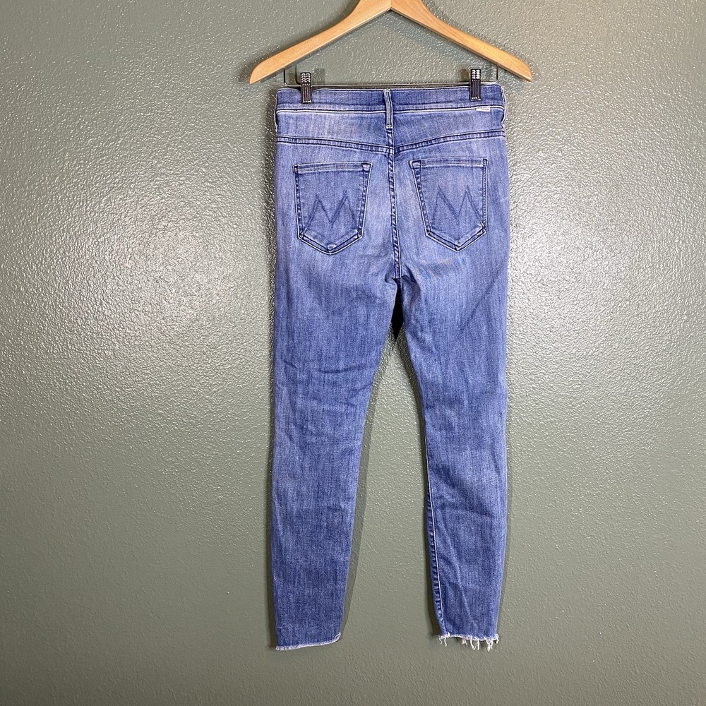 Mother Stunner Zip Ankle Step Fray Jeans in Good Girls Do Women's 27